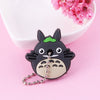 Cute Cartoon Keychain Silicone Stitch Protective Key Case Cover for Key Control Dust Cap Holder Gift Women Key Chain