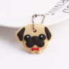 Cute Cartoon Keychain Silicone Stitch Protective Key Case Cover for Key Control Dust Cap Holder Gift Women Key Chain