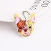 Cute Cartoon Keychain Silicone Stitch Protective Key Case Cover for Key Control Dust Cap Holder Gift Women Key Chain
