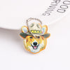 Cute Cartoon Keychain Silicone Stitch Protective Key Case Cover for Key Control Dust Cap Holder Gift Women Key Chain