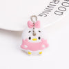 Cute Cartoon Keychain Silicone Stitch Protective Key Case Cover for Key Control Dust Cap Holder Gift Women Key Chain